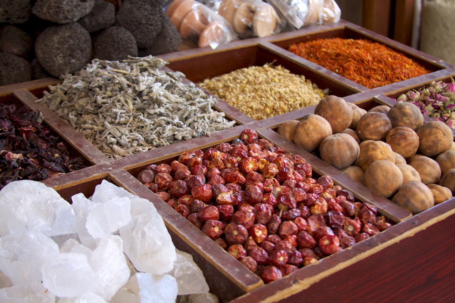 A busy morning market